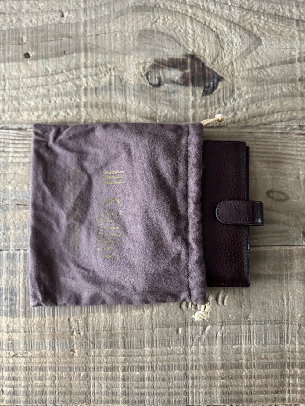 Gillio Compagna Dark Brown Planner | Pocket
